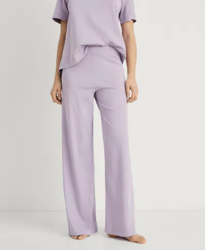 Mango Women's Plain Cotton Pajama Pants