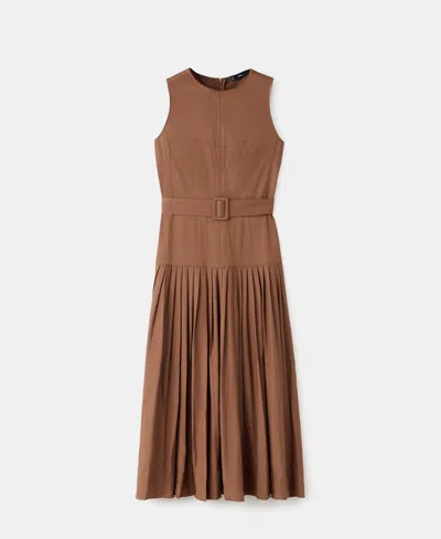 Mango Women's Pleated A-line Dress In Multi