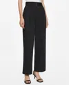 MANGO WOMEN'S PLEATED SUIT PANTS