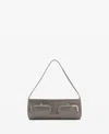 Mango Women's Pochette Pockets Shoulder Bag In Grey