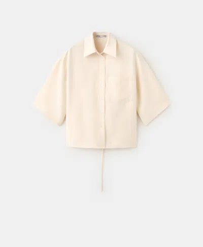 MANGO WOMEN'S POCKET LYOCELL OVERSHIRT
