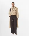 Mango Women's Pockets Cotton Jacket In Khaki