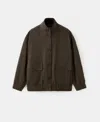 Mango Women's Pockets Oversized Jacket In Brown