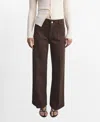 Mango Jeans In Brown
