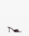 Mango Women's Pointed-heel Sandals In Burgundy