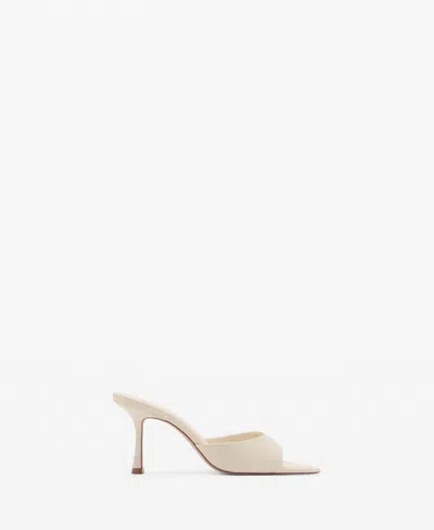 Mango Women's Pointed-heel Sandals In White