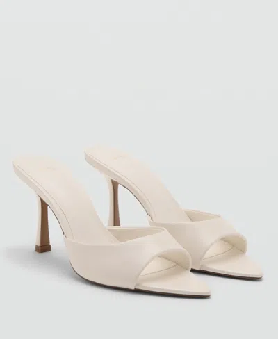 Mango Women's Pointed-heel Sandals In Neutral
