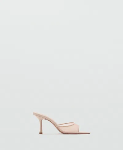 Mango Women's Pointed-heel Sandals In Neutral