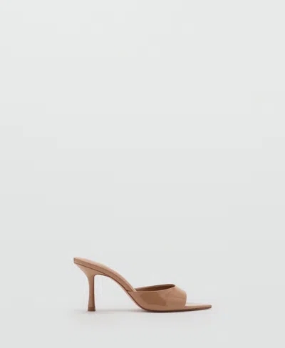 Mango Women's Pointed-heel Sandals In Brown