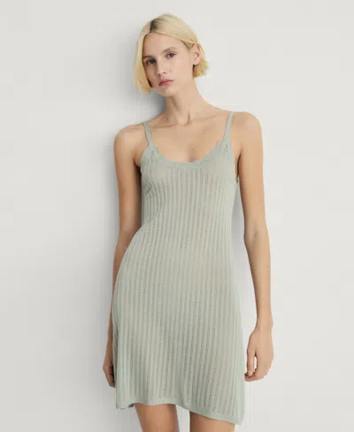 Mango Women's Pointelle Detail Nightgown