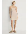 Mango Pointelle Nightgown In Neutral