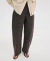 Mango Dot Balloon Jeans In Brown