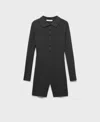 Mango Women's Polo Neck Romper In Charcoal