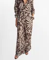 Mango Print Cotton Pants