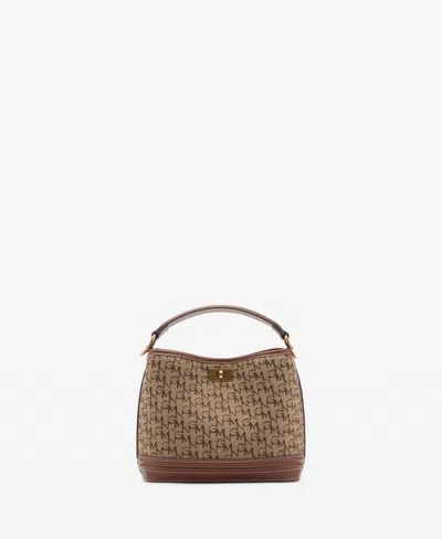 Mango Women's Printed Logo Mini Shopper Bag