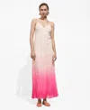 Mango Printed Lyocell Dress Fuchsia In Fuchsia