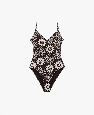 Mango Women's Printed Swimsuit