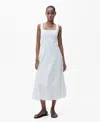 Mango Robe Blanc - Femme - L -