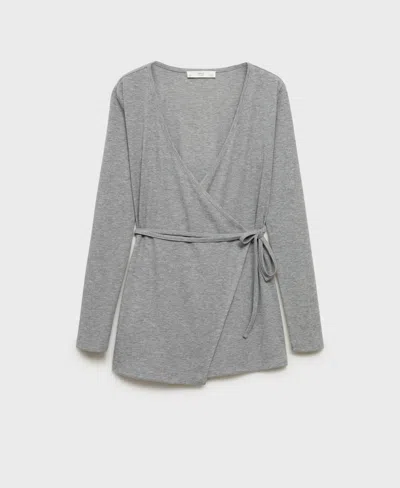 Mango Women's Ribbed Knit Cardigan