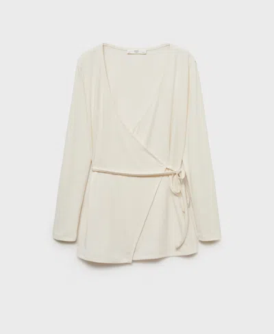 Mango Women's Ribbed Knit Cardigan