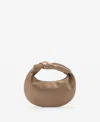 Mango Women's Satin Medium Size Handbag In Beige