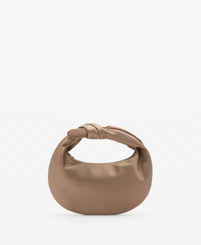 Mango Women's Satin Medium Size Handbag In Beige
