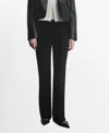 Mango Women's Satin Pleated Skirt In Black