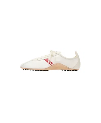 Mango Women's Selection Leather Contrasting-sole Sneakers In White