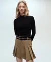 Mango Short Combined Dress Beige In Beige