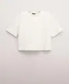 Mango Cotton Short-sleeved T-shirt In Neutral