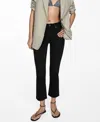 Mango Women's Sienna Flare Crop Jeans