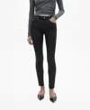 Mango Women's Skinny Push-up Jeans In Black