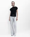 Mango Fine Knit Sleeveless Sweater In Chocolate