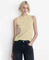 Mango Sleeveless Knitted Top In Neutral