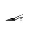 Mango Slingback Pointed Toe Pump In Black