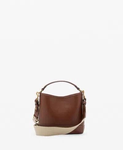 Mango Women's Small Bucket Bag In Brown