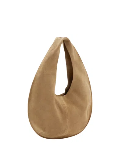 Mango Women's Small Split-leather Bag In Medium Brown