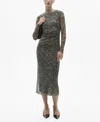 Mango Water-repellent Relaxed-fit Trench Coat Grey In Gray