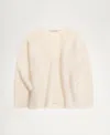 Mango Women's Soft Finished Cardigan In Ecru