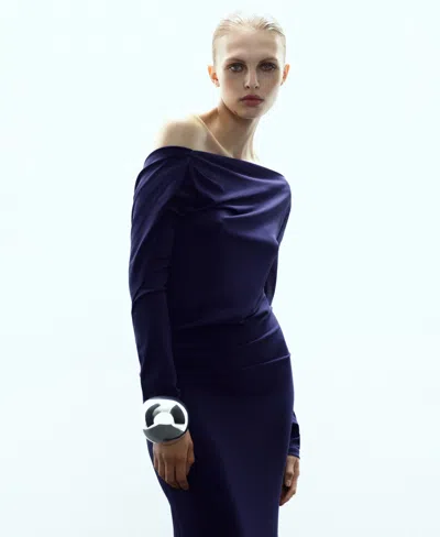 Mango Women's Stainless Steel Oval Rigid Bracelet In Silver