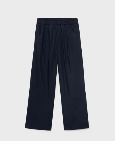 MANGO WOMEN'S STRAIGHT-CUT CROP PANTS