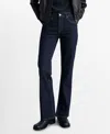 Mango Brigitte High Waist Wide Leg Jeans In Open Blue