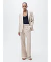 Mango Fitted Suit Blazer