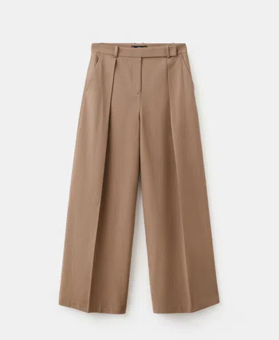 MANGO WOMEN'S STRAIGHT-LEG PLEATED PANTS