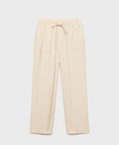 Mango Women's Straight Suit Pants In Beige
