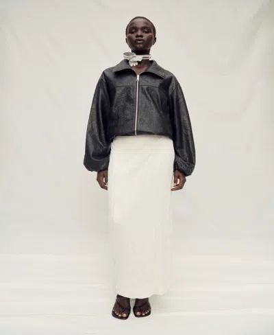 Mango Women's Straight Tulle Skirts In Off White