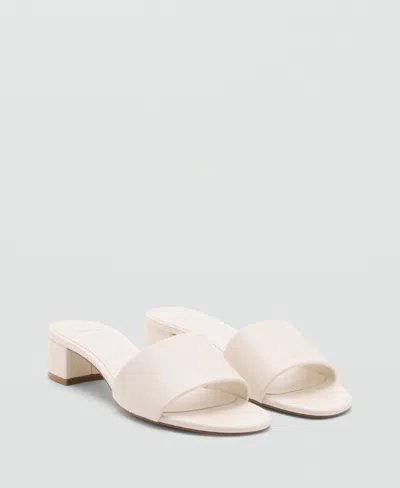 Mango Women's Strap Block-heel Sandals In Neutral