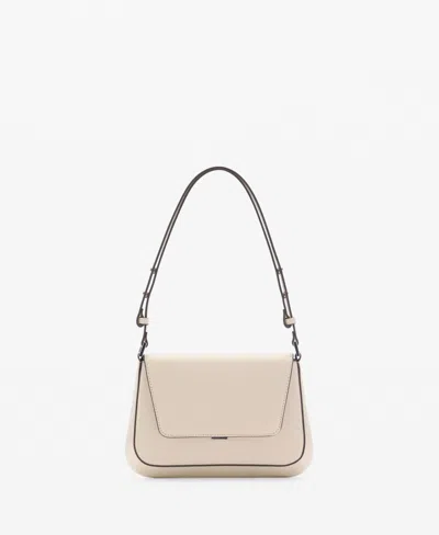 Mango Women's Strap Detail Shoulder Bag In Off White