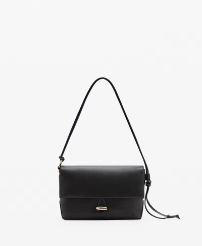 Mango Women's Strap Shoulder Bag In Brown