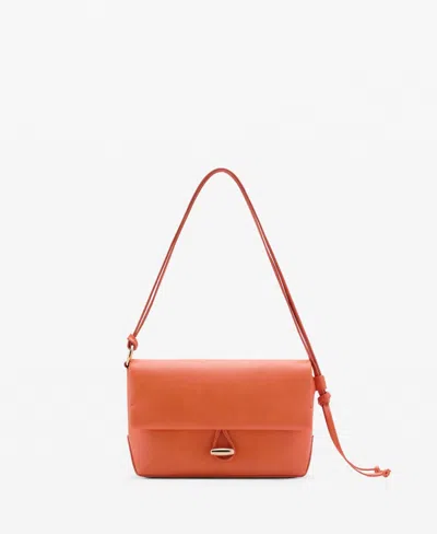 Mango Women's Strap Shoulder Bag In Orange